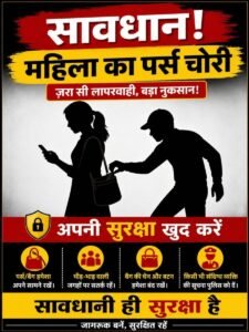मैजिक ऑटो में सफर कर रही महिला का ज्वेलरी पर्स चोरी, पुलिस जांच में जुटी